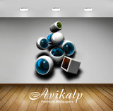 Avikalp Exclusive Awi3887 Shapes Full HD Wallpapers for Living room, Hall, Kids Room, Kitchen, TV Ba Avikalp Exclusive Awi3887 Shapes Full HD Wallpapers for Living room, Hall, Kids Room, Kitchen, TV Ba