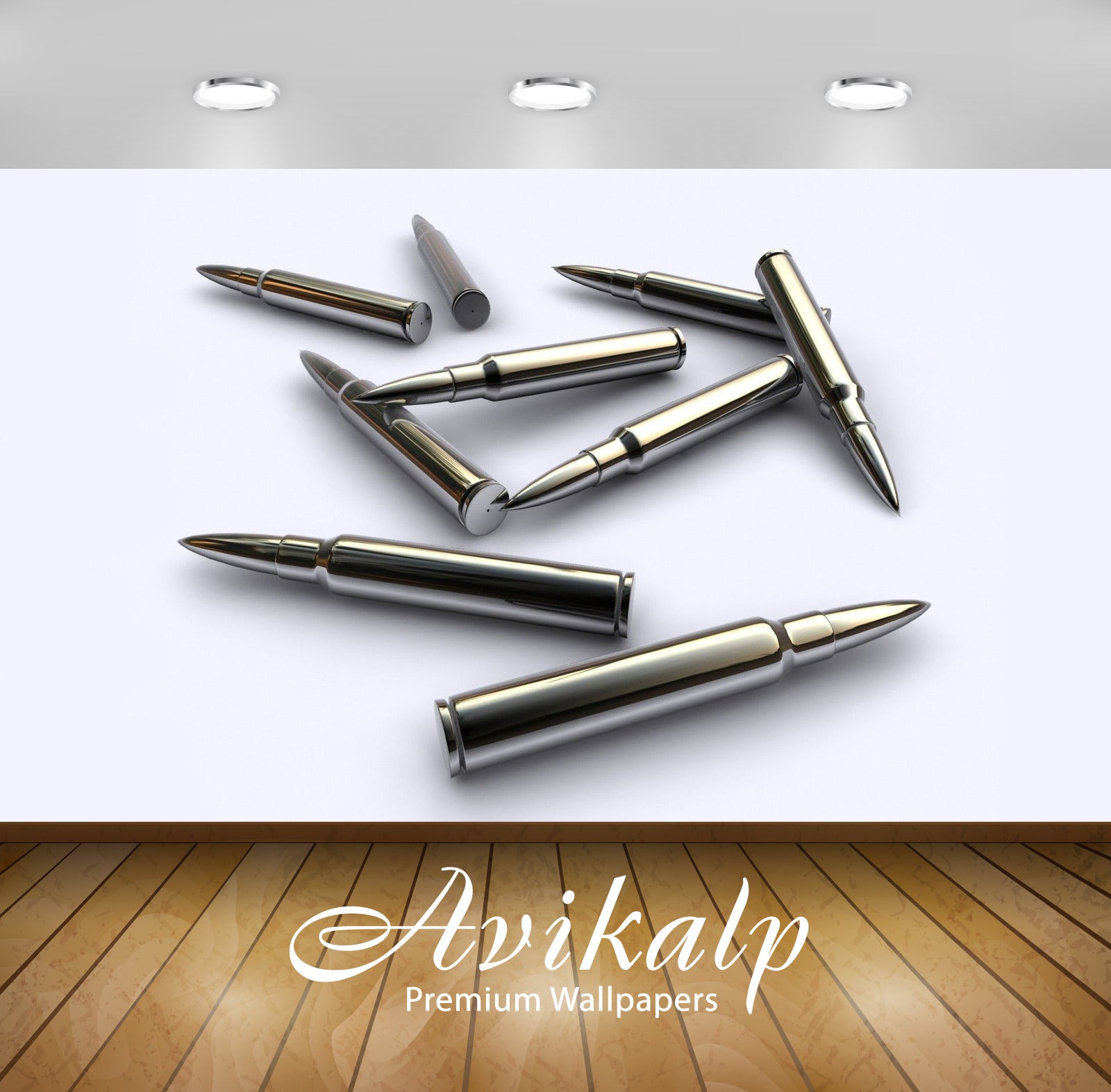 Avikalp Exclusive Awi3893 Shiny Bullets Full HD Wallpapers for Living room, Hall, Kids Room, Kitchen Avikalp Exclusive Awi3893 Shiny Bullets Full HD Wallpapers for Living room, Hall, Kids Room, Kitchen