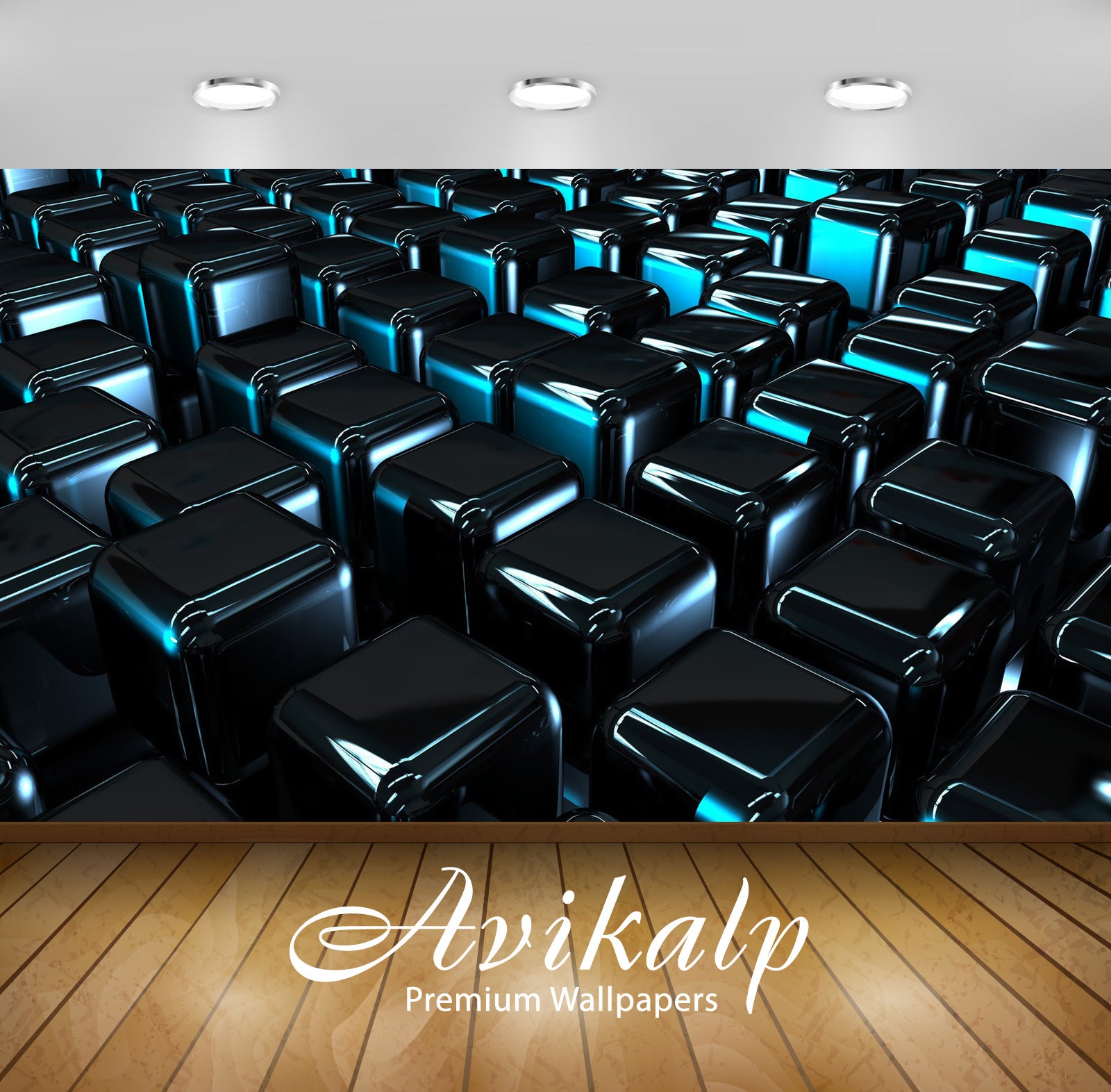 Avikalp Exclusive Awi3894 Shiny Cubes Full HD Wallpapers for Living room, Hall, Kids Room, Kitchen, Avikalp Exclusive Awi3894 Shiny Cubes Full HD Wallpapers for Living room, Hall, Kids Room, Kitchen,