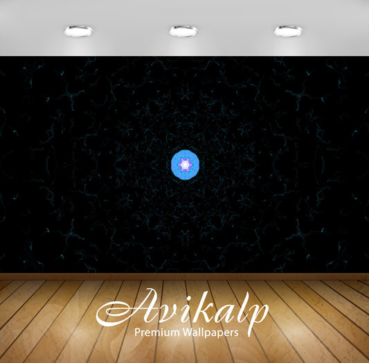 Avikalp Exclusive Awi4072 Blue Star Full HD Wallpapers for Living room, Hall, Kids Room, Kitchen, TV