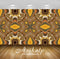 Avikalp Exclusive Awi4097 Brown And Yellow Fractal Shapes Full HD Wallpapers for Living room, Hall,