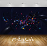 Avikalp Exclusive Awi4191 Colorful Shapes On A Dark Background Full HD Wallpapers for Living room, H Avikalp Exclusive Awi4191 Colorful Shapes On A Dark Background Full HD Wallpapers for Living room, H