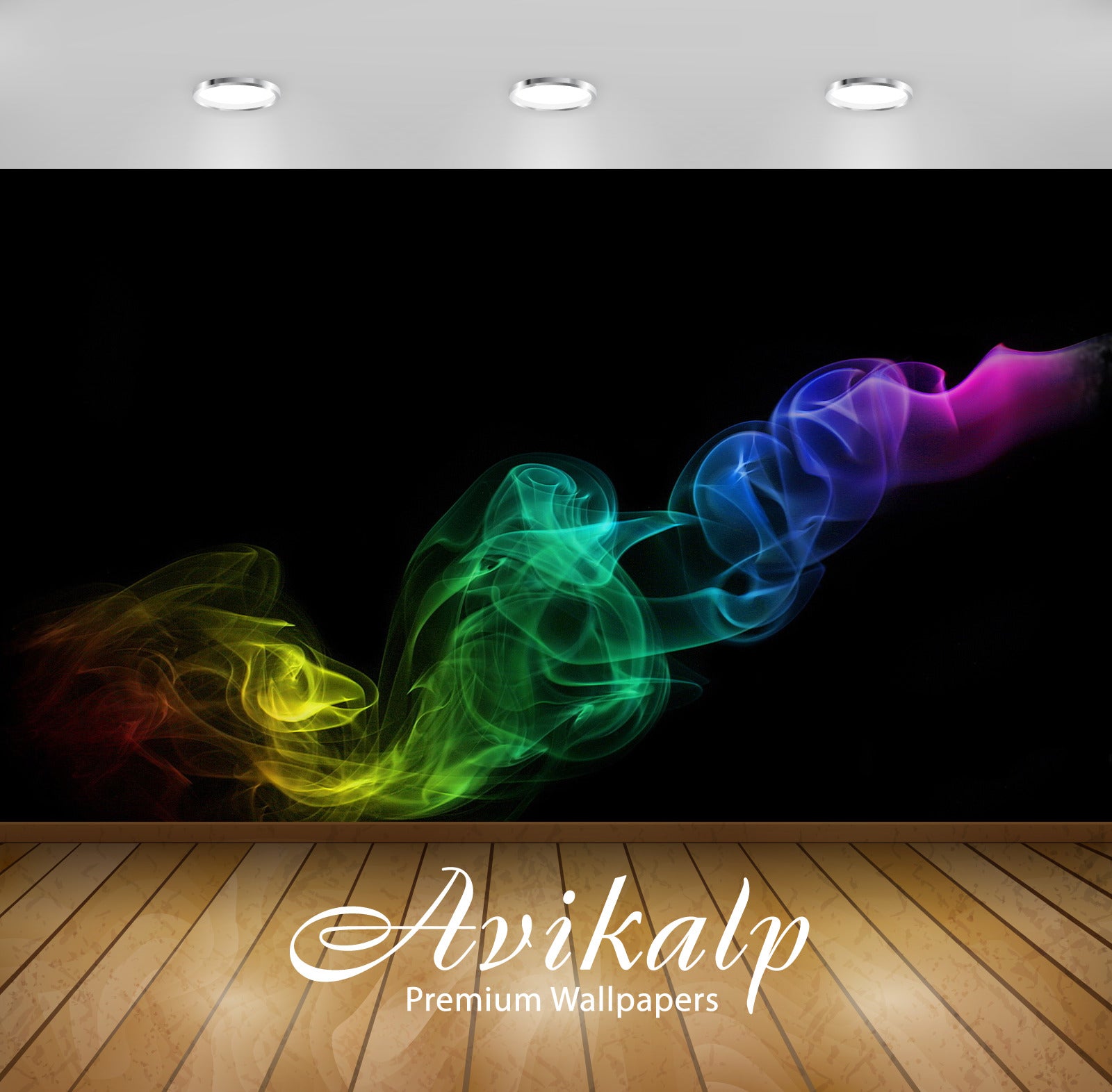 Avikalp Exclusive Awi4193 Colorful Smoke Full HD Wallpapers for Living room, Hall, Kids Room, Kitche Avikalp Exclusive Awi4193 Colorful Smoke Full HD Wallpapers for Living room, Hall, Kids Room, Kitche