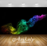 Avikalp Exclusive Awi4193 Colorful Smoke Full HD Wallpapers for Living room, Hall, Kids Room, Kitche Avikalp Exclusive Awi4193 Colorful Smoke Full HD Wallpapers for Living room, Hall, Kids Room, Kitche