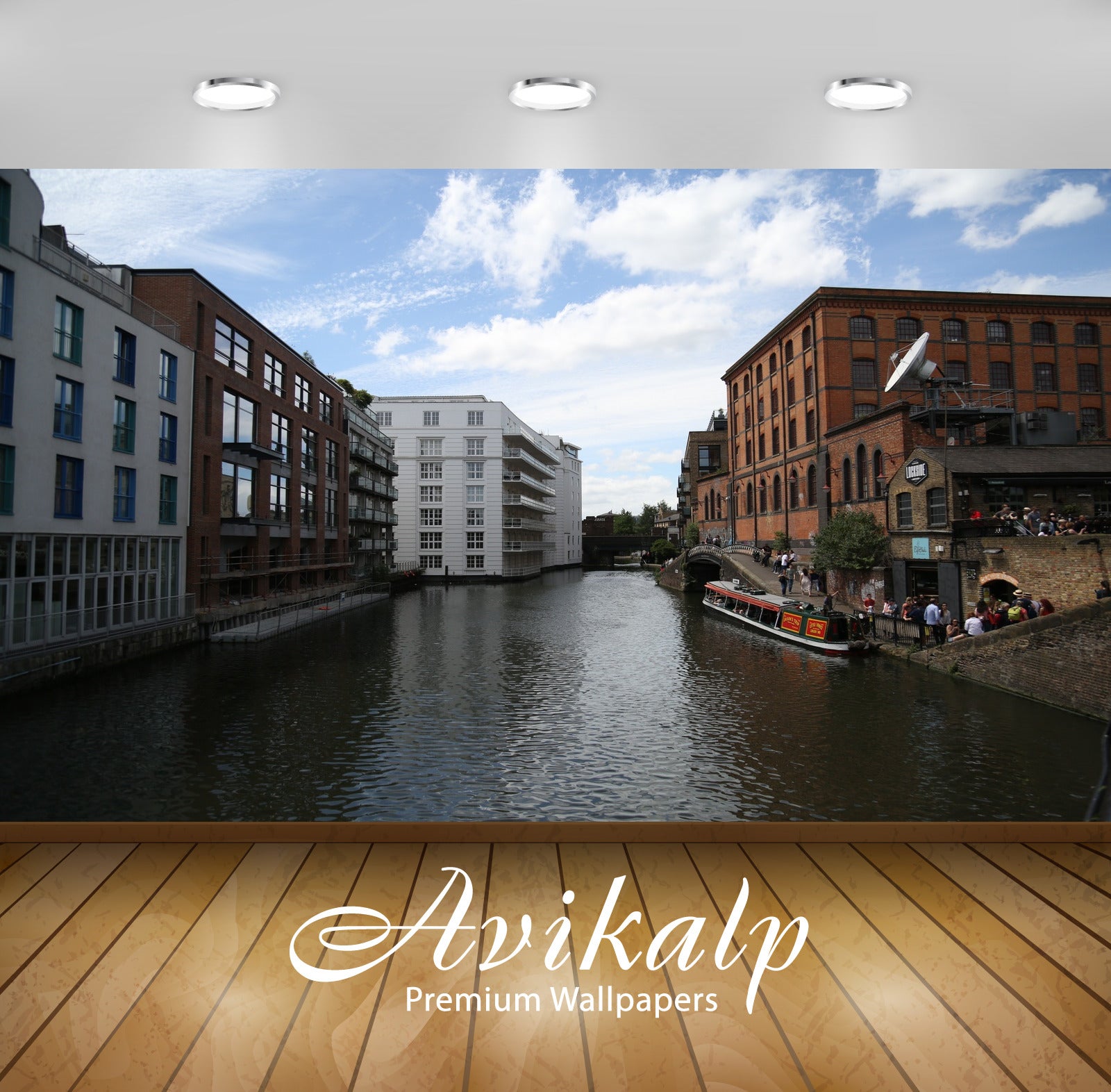 Avikalp Exclusive Premium canal HD Wallpapers for Living room, Hall, Kids Room, Kitchen, TV Backgrou Avikalp Exclusive Premium canal HD Wallpapers for Living room, Hall, Kids Room, Kitchen, TV Backgrou