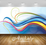 Avikalp Exclusive Awi4200 Colorful Swirls Full HD Wallpapers for Living room, Hall, Kids Room, Kitch Avikalp Exclusive Awi4200 Colorful Swirls Full HD Wallpapers for Living room, Hall, Kids Room, Kitch