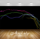 Avikalp Exclusive Awi4209 Colorful Waves Full HD Wallpapers for Living room, Hall, Kids Room, Kitche Avikalp Exclusive Awi4209 Colorful Waves Full HD Wallpapers for Living room, Hall, Kids Room, Kitche