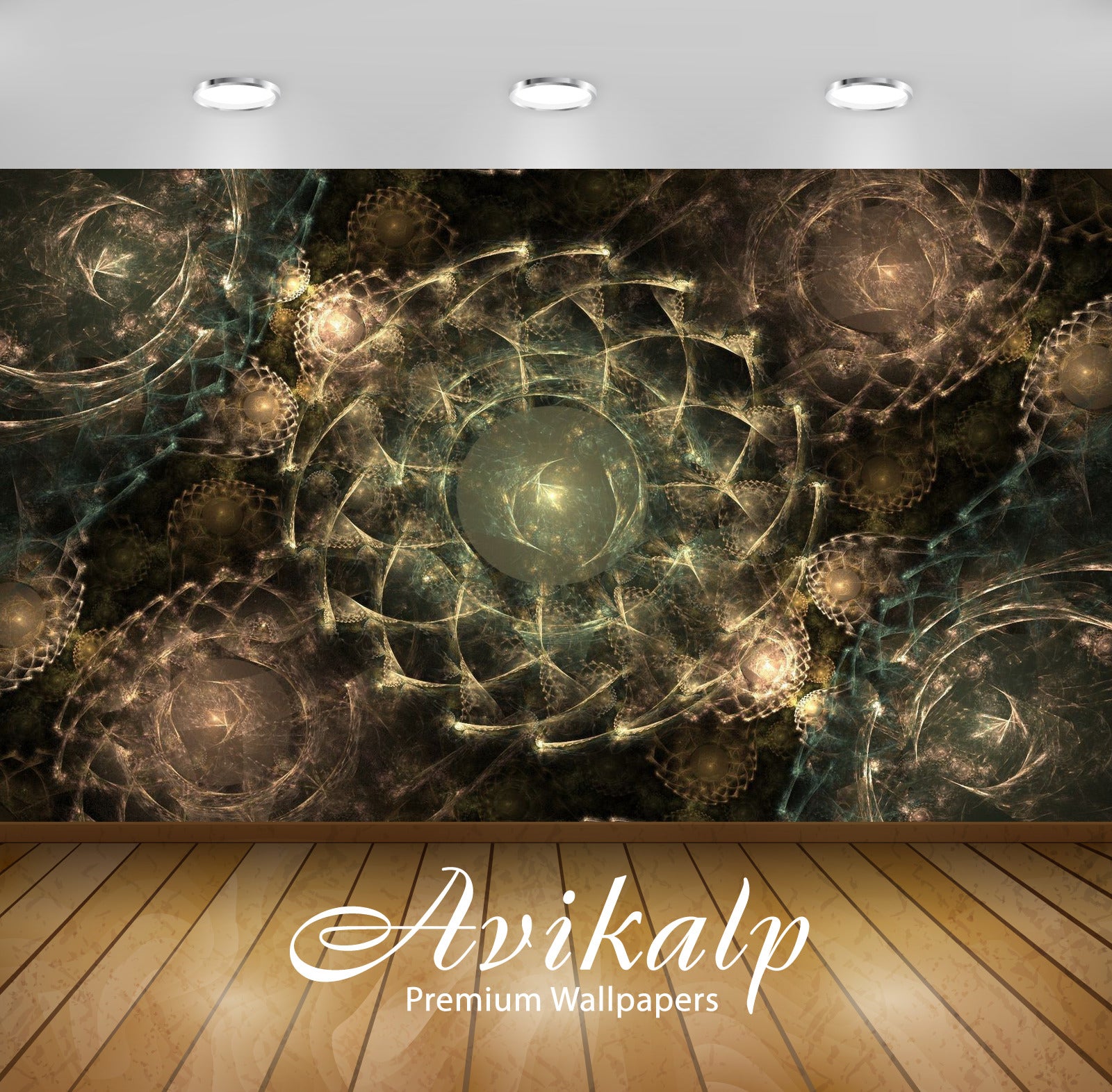 Avikalp Exclusive Awi4357 Fractal Circles Full HD Wallpapers for Living room, Hall, Kids Room, Kitch Avikalp Exclusive Awi4357 Fractal Circles Full HD Wallpapers for Living room, Hall, Kids Room, Kitch