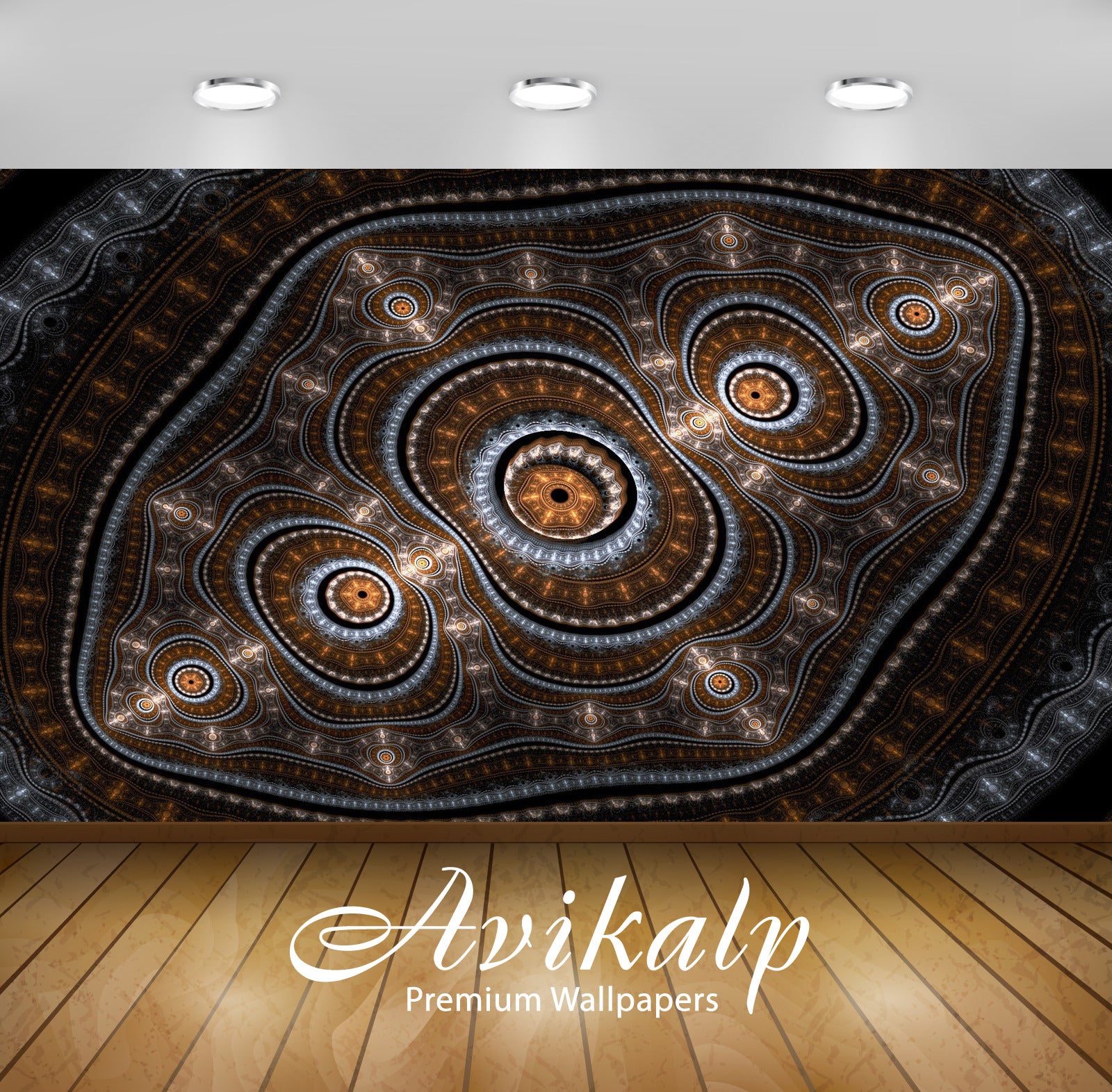 Avikalp Exclusive Awi4364 Fractal Design Full HD Wallpapers for Living room, Hall, Kids Room, Kitche Avikalp Exclusive Awi4364 Fractal Design Full HD Wallpapers for Living room, Hall, Kids Room, Kitche