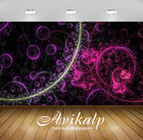 Avikalp Exclusive Awi4392 Fractal Pink Circles Full HD Wallpapers for Living room, Hall, Kids Room, Avikalp Exclusive Awi4392 Fractal Pink Circles Full HD Wallpapers for Living room, Hall, Kids Room,