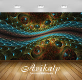 Avikalp Exclusive Awi4400 Fractal Snake Skin Full HD Wallpapers for Living room, Hall, Kids Room, Ki Avikalp Exclusive Awi4400 Fractal Snake Skin Full HD Wallpapers for Living room, Hall, Kids Room, Ki
