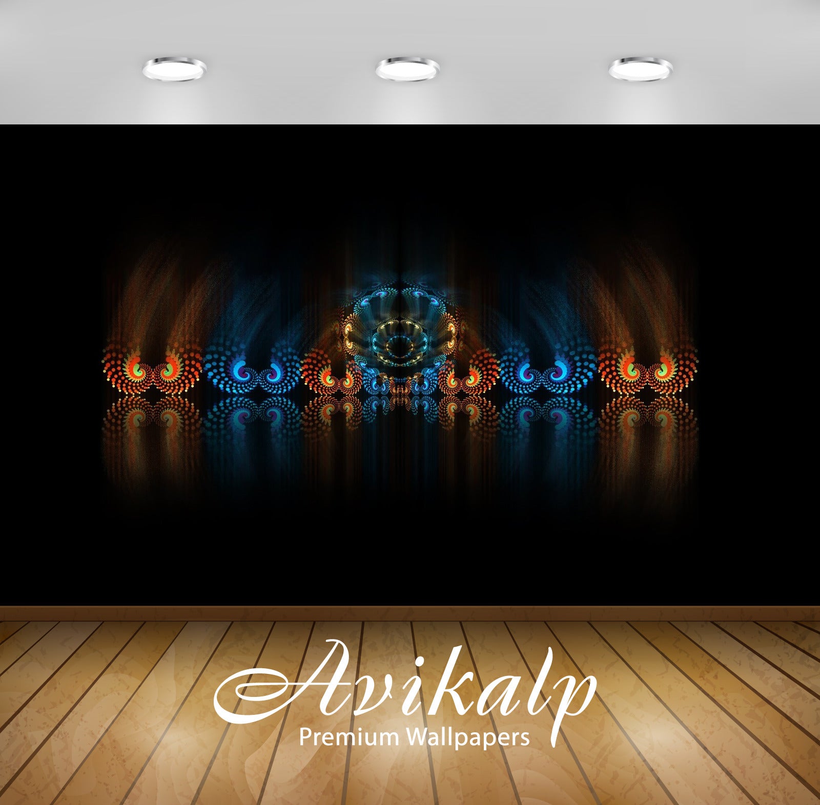 Avikalp Exclusive Awi4403 Fractal Spirals Full HD Wallpapers for Living room, Hall, Kids Room, Kitch Avikalp Exclusive Awi4403 Fractal Spirals Full HD Wallpapers for Living room, Hall, Kids Room, Kitch