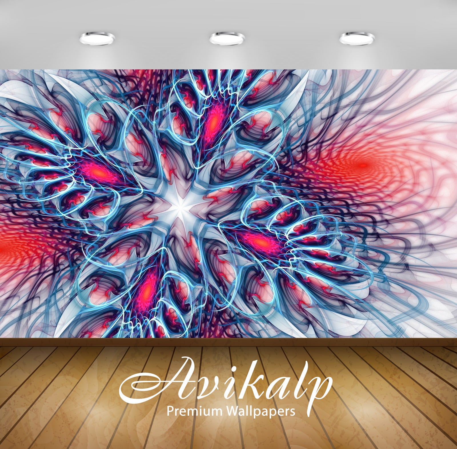 Avikalp Exclusive Awi4416 Fractal Wormholes Full HD Wallpapers for Living room, Hall, Kids Room, Kit Avikalp Exclusive Awi4416 Fractal Wormholes Full HD Wallpapers for Living room, Hall, Kids Room, Kit