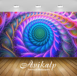 Avikalp Exclusive Awi4456 Green Swirl Inside The Fractal Curves Full HD Wallpapers for Living room, Avikalp Exclusive Awi4456 Green Swirl Inside The Fractal Curves Full HD Wallpapers for Living room,
