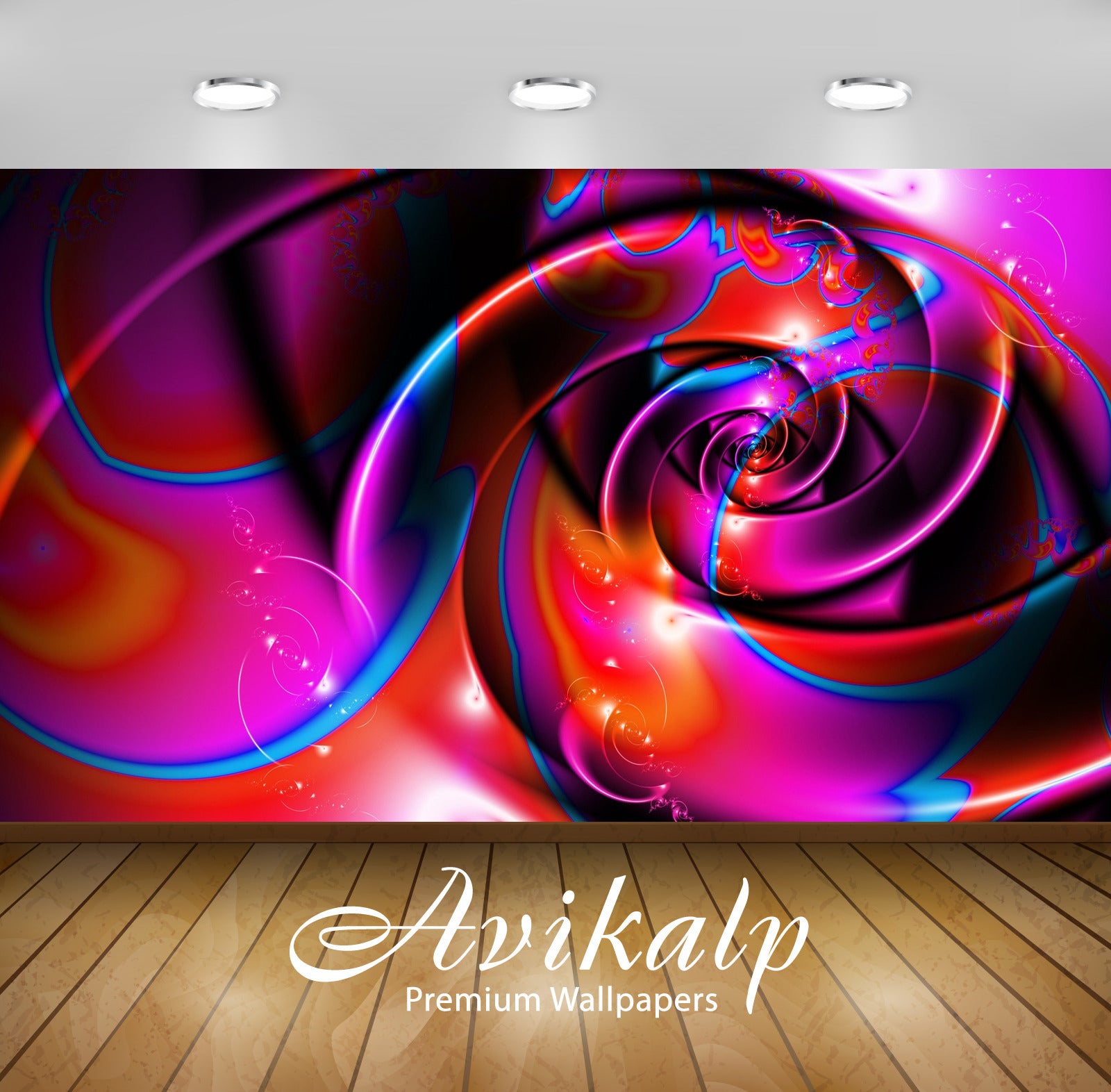 Avikalp Exclusive Awi4580 Purple Swirls Full HD Wallpapers for Living room, Hall, Kids Room, Kitchen Avikalp Exclusive Awi4580 Purple Swirls Full HD Wallpapers for Living room, Hall, Kids Room, Kitchen