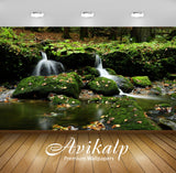 Avikalp Exclusive Awi4743 Bach Waterfall Nature Mountain Full HD Wallpapers for Living room, Hall, K Avikalp Exclusive Awi4743 Bach Waterfall Nature Mountain Full HD Wallpapers for Living room, Hall, K