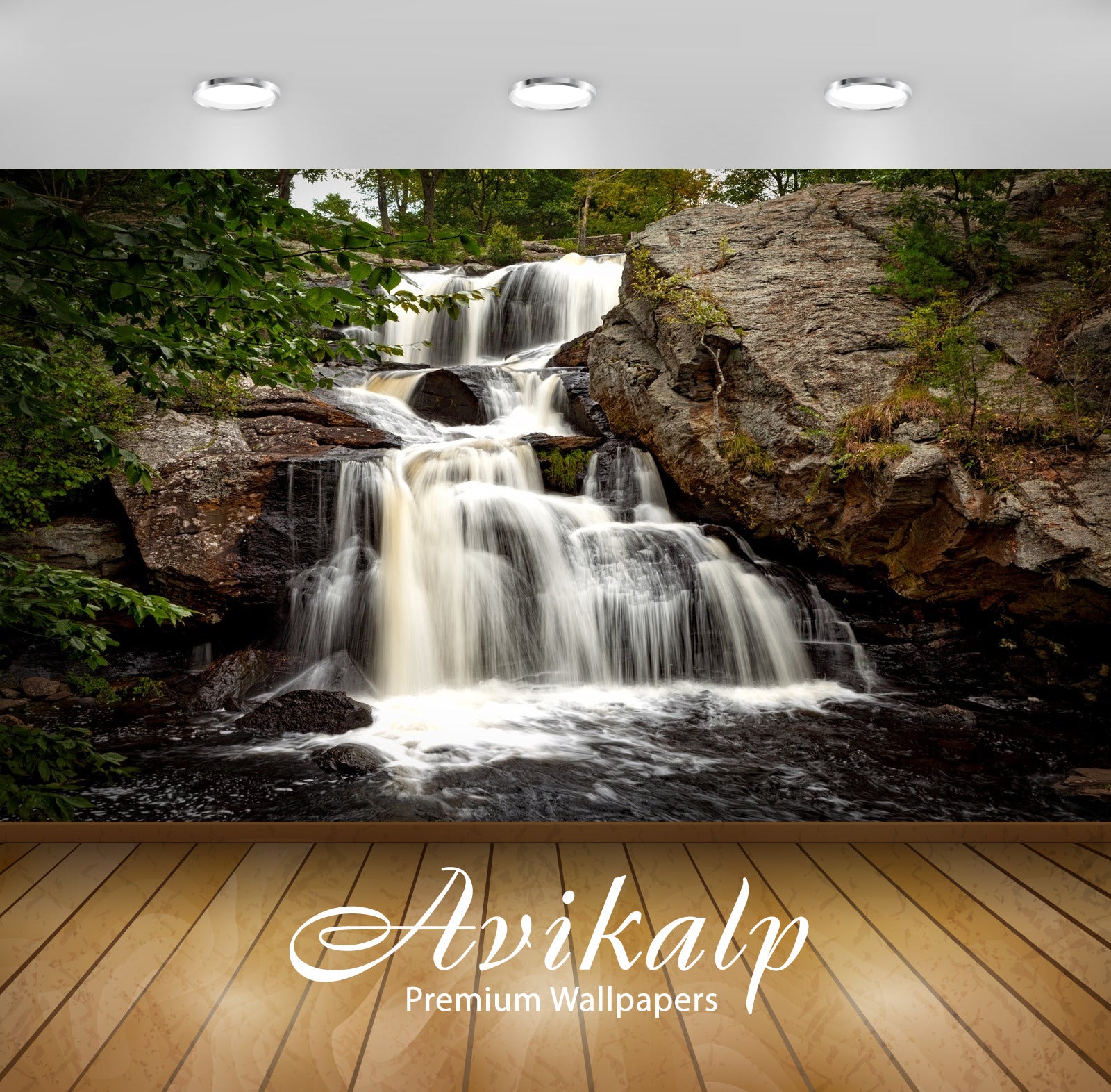 Avikalp Exclusive Awi4758 Chapman Falls Waterfall Nature Mountain Full HD Wallpapers for Living room Avikalp Exclusive Awi4758 Chapman Falls Waterfall Nature Mountain Full HD Wallpapers for Living room