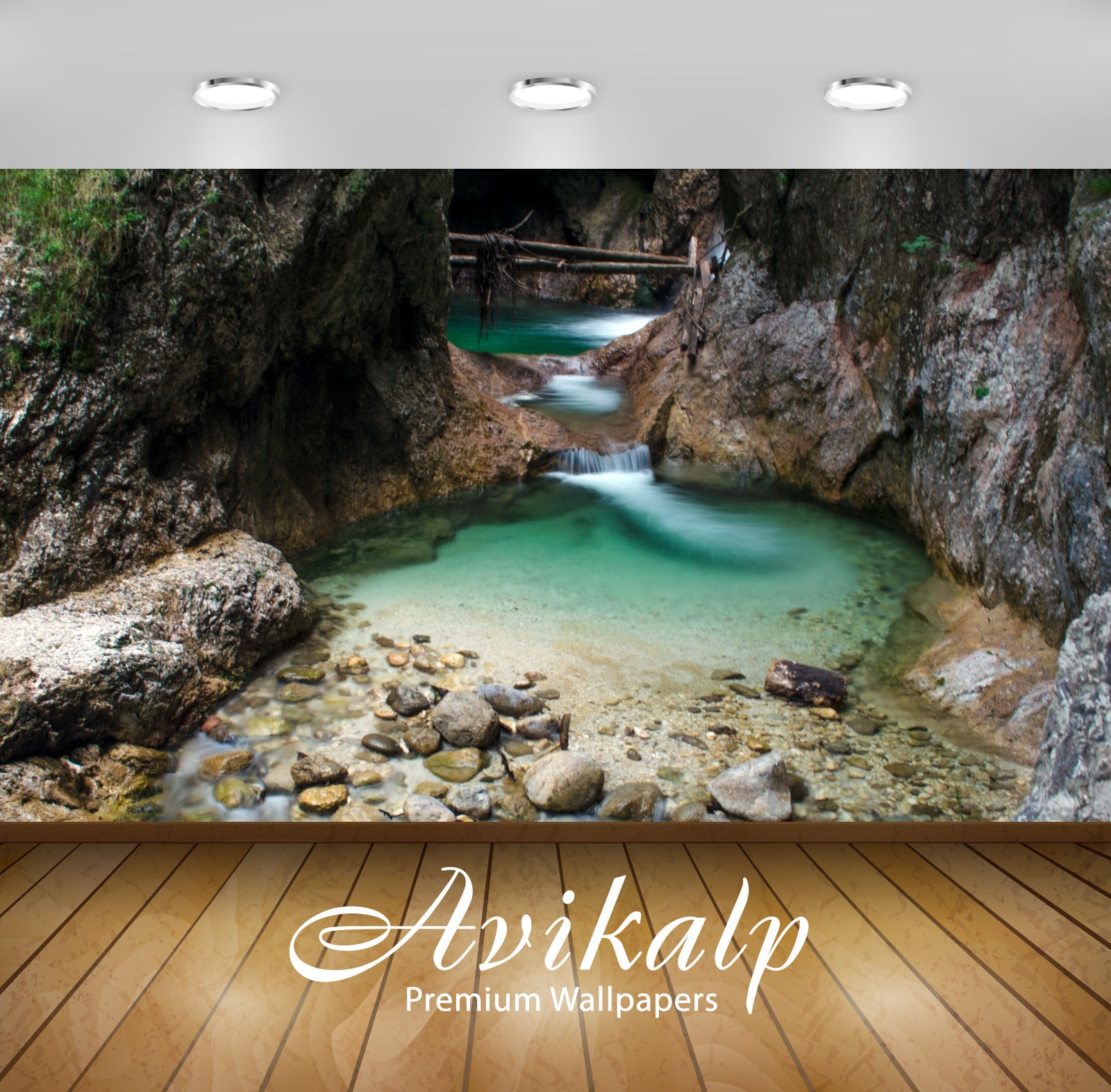 Avikalp Exclusive Awi4759 Clammy Waterfall Nature Mountain Full HD Wallpapers for Living room, Hall, Avikalp Exclusive Awi4759 Clammy Waterfall Nature Mountain Full HD Wallpapers for Living room, Hall,