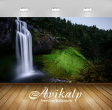 Avikalp Exclusive Awi4773 Forest Waterfall Nature Mountain Full HD Wallpapers for Living room, Hall, Avikalp Exclusive Awi4773 Forest Waterfall Nature Mountain Full HD Wallpapers for Living room, Hall,