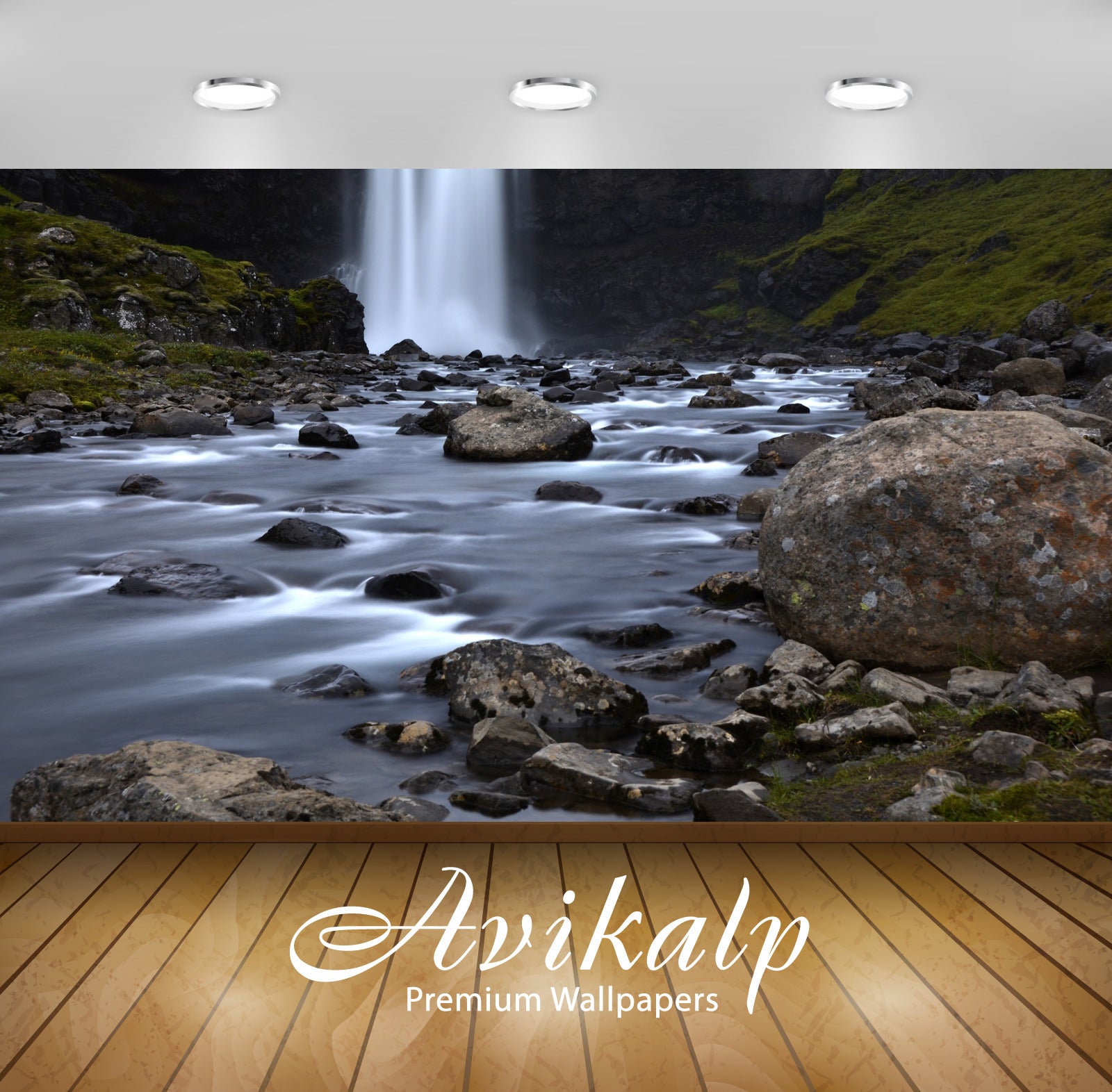 Avikalp Exclusive Awi4781 Gufufoss Waterfall Nature Mountain Full HD Wallpapers for Living room, Hal Avikalp Exclusive Awi4781 Gufufoss Waterfall Nature Mountain Full HD Wallpapers for Living room, Hal