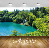 Avikalp Exclusive Awi4809 Lake Waterfall Nature Mountain Full HD Wallpapers for Living room, Hall, K Avikalp Exclusive Awi4809 Lake Waterfall Nature Mountain Full HD Wallpapers for Living room, Hall, K