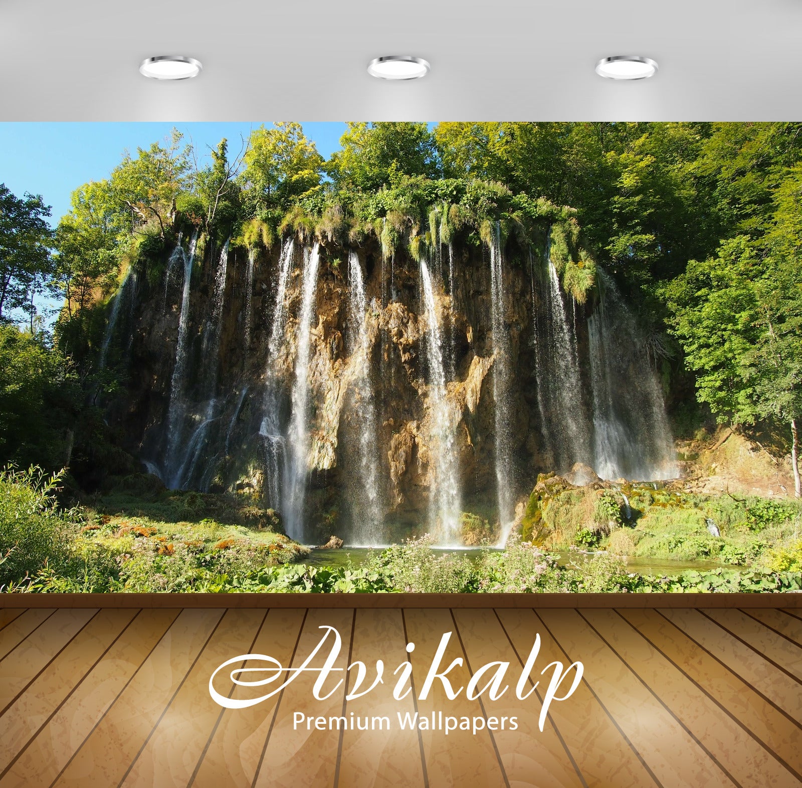 Avikalp Exclusive Awi4821 National Park Waterfall Nature Mountain Full HD Wallpapers for Living room Avikalp Exclusive Awi4821 National Park Waterfall Nature Mountain Full HD Wallpapers for Living room