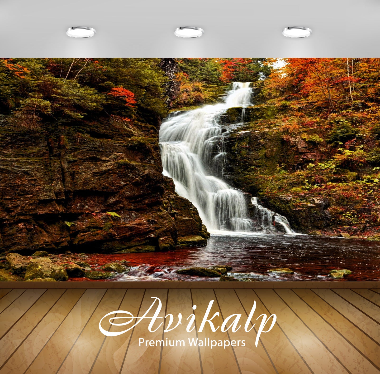Avikalp Exclusive Awi4836 Poland Waterfall Nature Mountain Full HD Wallpapers for Living room, Hall, Avikalp Exclusive Awi4836 Poland Waterfall Nature Mountain Full HD Wallpapers for Living room, Hall,