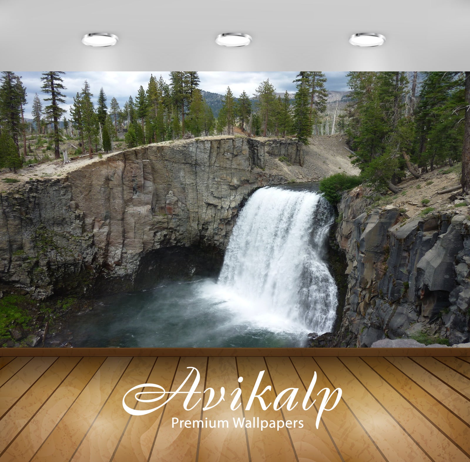 Avikalp Exclusive Awi4837 Rainbow Falls Waterfall Nature Mountain Full HD Wallpapers for Living room Avikalp Exclusive Awi4837 Rainbow Falls Waterfall Nature Mountain Full HD Wallpapers for Living room