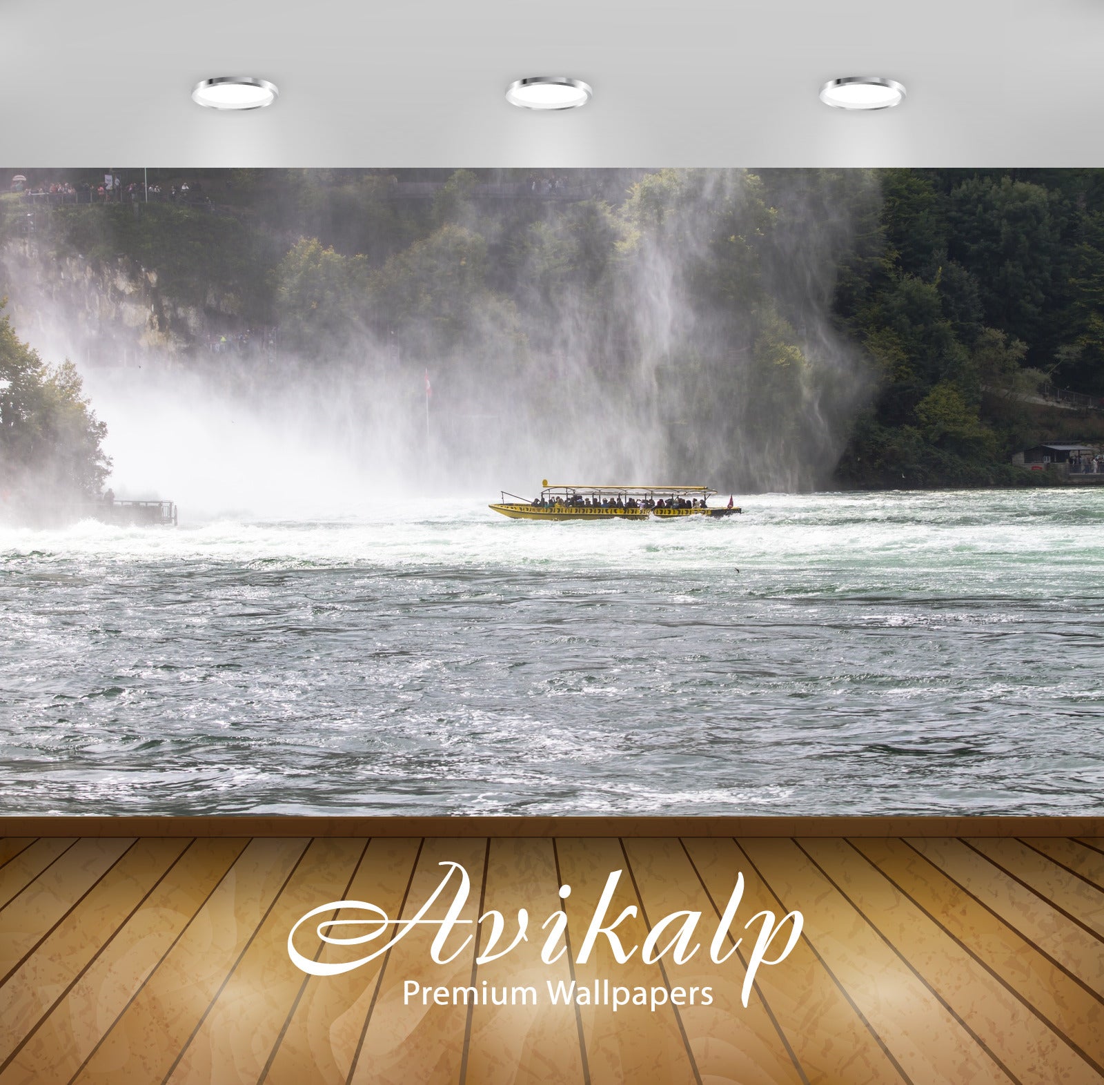 Avikalp Exclusive Awi4838 Rhine Falls Waterfall Nature Mountain Full HD Wallpapers for Living room, Avikalp Exclusive Awi4838 Rhine Falls Waterfall Nature Mountain Full HD Wallpapers for Living room,