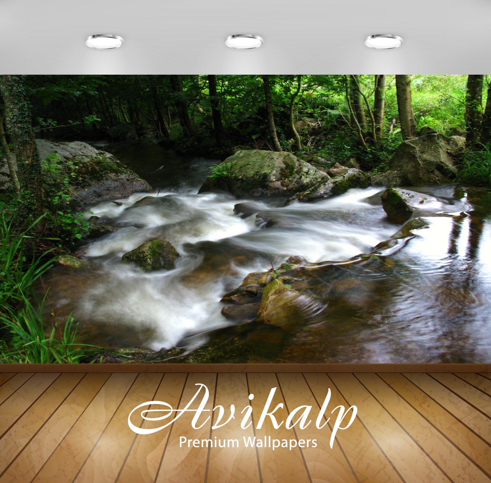 Avikalp Exclusive Awi4840 River Waterfall Nature Mountain Full HD Wallpapers for Living room, Hall, Avikalp Exclusive Awi4840 River Waterfall Nature Mountain Full HD Wallpapers for Living room, Hall,