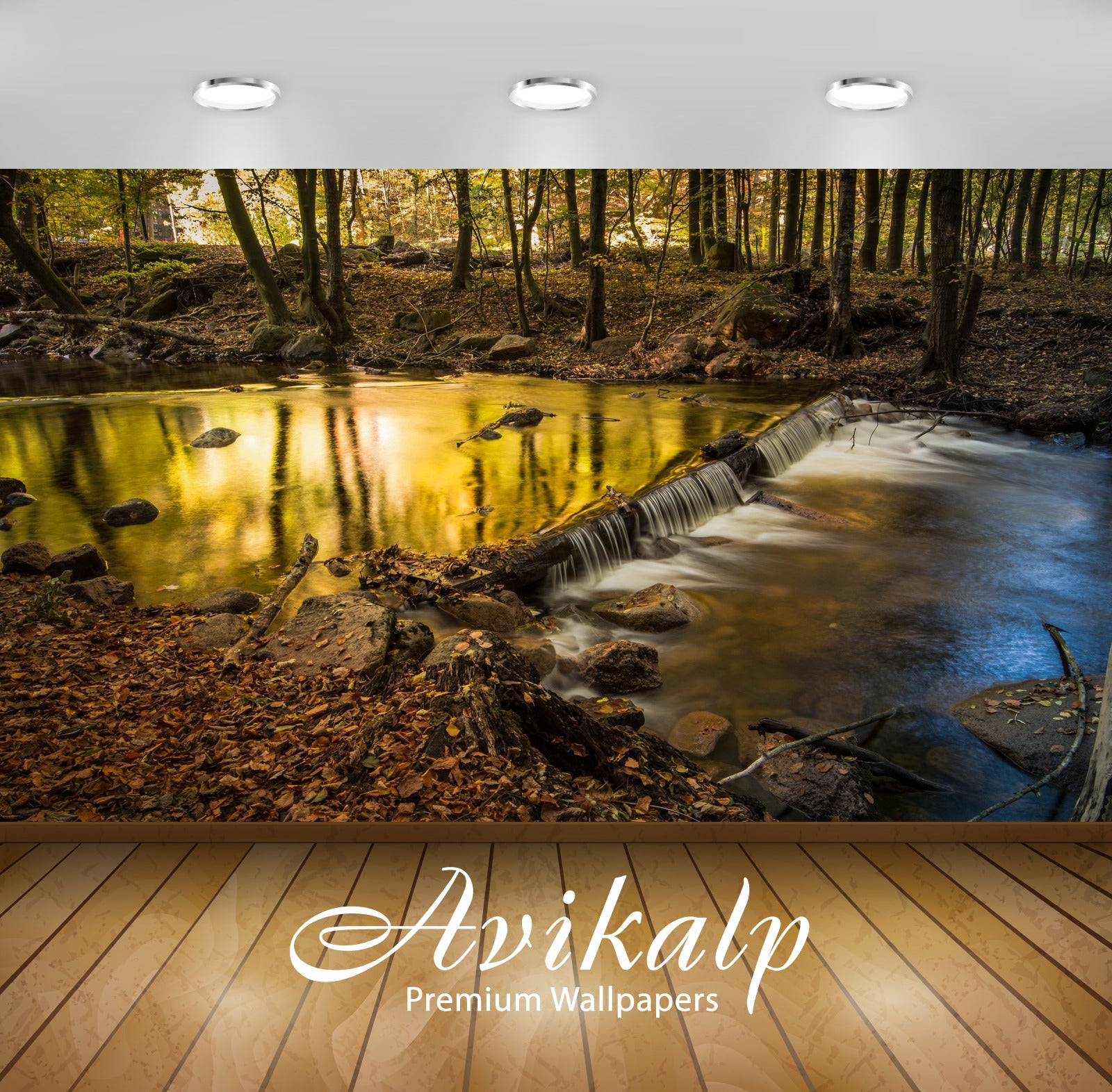 Avikalp Exclusive Awi4843 River Waterfall Nature Mountain Full HD Wallpapers for Living room, Hall, Avikalp Exclusive Awi4843 River Waterfall Nature Mountain Full HD Wallpapers for Living room, Hall,