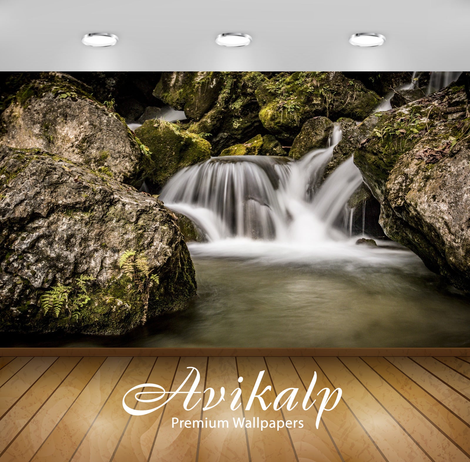 Avikalp Exclusive Awi4862 Water Waterfall Nature Mountain Full HD Wallpapers for Living room, Hall, Avikalp Exclusive Awi4862 Water Waterfall Nature Mountain Full HD Wallpapers for Living room, Hall,