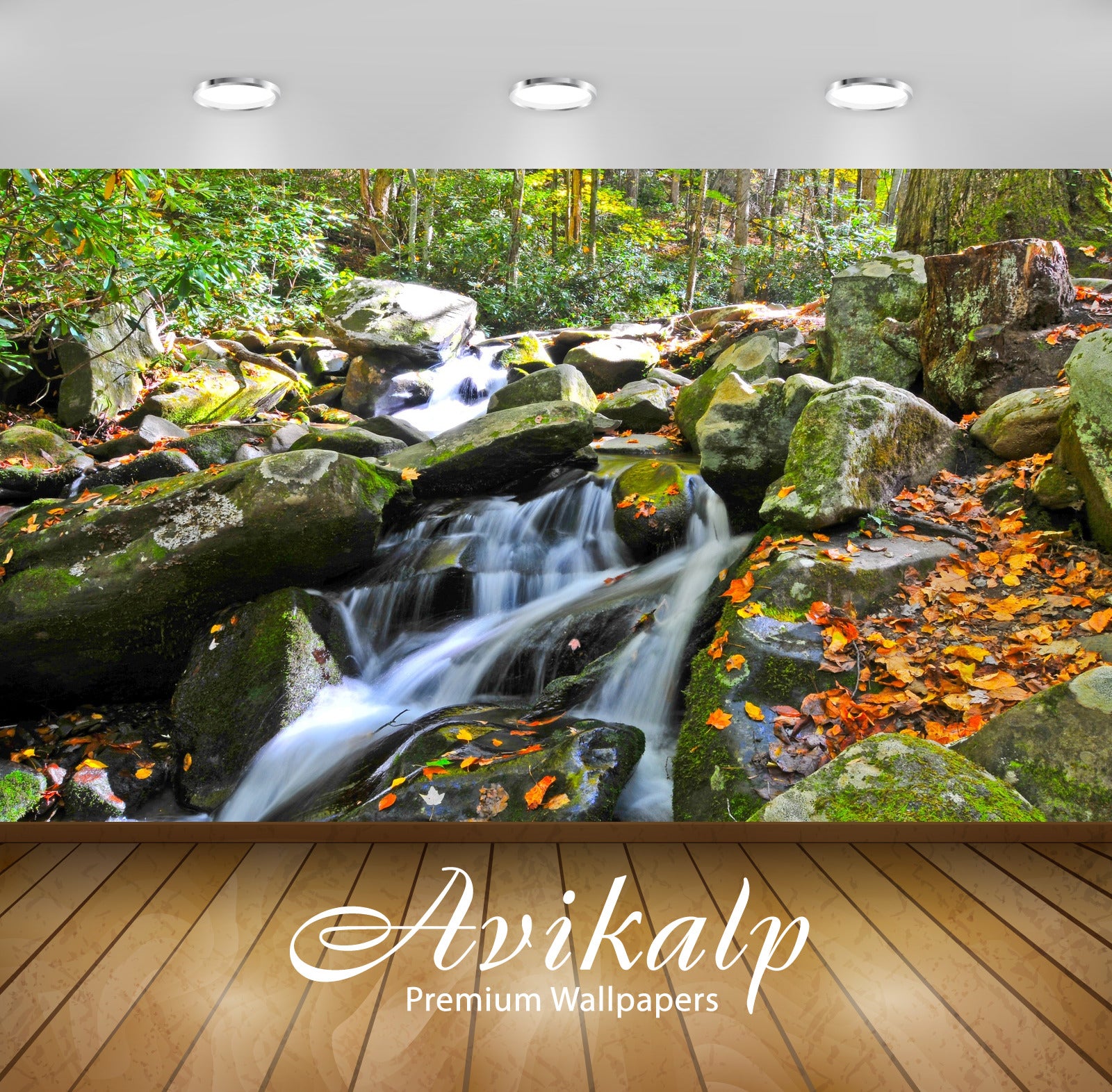 Avikalp Exclusive Awi4883 Waterfall Nature Mountain Full HD Wallpapers for Living room, Hall, Kids R Avikalp Exclusive Awi4883 Waterfall Nature Mountain Full HD Wallpapers for Living room, Hall, Kids R