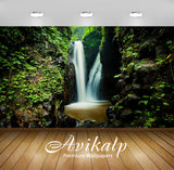 Avikalp Exclusive Awi4889 Waterfall Nature Mountain Full HD Wallpapers for Living room, Hall, Kids R Avikalp Exclusive Awi4889 Waterfall Nature Mountain Full HD Wallpapers for Living room, Hall, Kids R