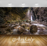Avikalp Exclusive Awi4891 Waterfall Nature Mountain Full HD Wallpapers for Living room, Hall, Kids R Avikalp Exclusive Awi4891 Waterfall Nature Mountain Full HD Wallpapers for Living room, Hall, Kids R