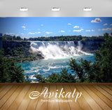 Avikalp Exclusive Awi4912 Waterfall Nature Mountain Full HD Wallpapers for Living room, Hall, Kids R Avikalp Exclusive Awi4912 Waterfall Nature Mountain Full HD Wallpapers for Living room, Hall, Kids R