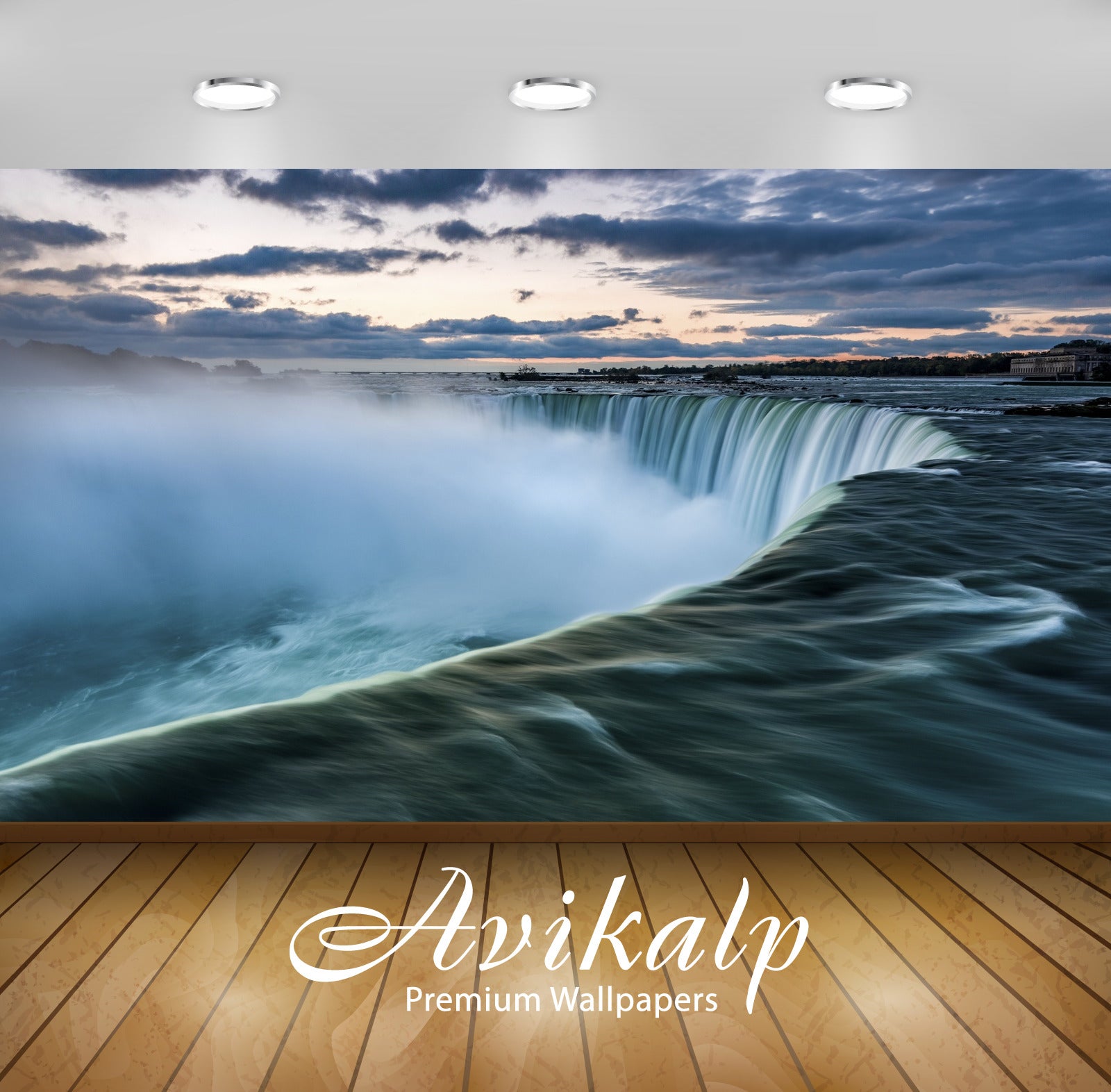 Avikalp Exclusive Awi4924 Waterfall Nature Mountain Full HD Wallpapers for Living room, Hall, Kids R Avikalp Exclusive Awi4924 Waterfall Nature Mountain Full HD Wallpapers for Living room, Hall, Kids R