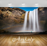 Avikalp Exclusive Awi4925 Waterfall Nature Mountain Full HD Wallpapers for Living room, Hall, Kids R Avikalp Exclusive Awi4925 Waterfall Nature Mountain Full HD Wallpapers for Living room, Hall, Kids R