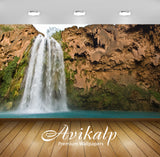 Avikalp Exclusive Awi4927 Waterfall Nature Mountain Full HD Wallpapers for Living room, Hall, Kids R Avikalp Exclusive Awi4927 Waterfall Nature Mountain Full HD Wallpapers for Living room, Hall, Kids R