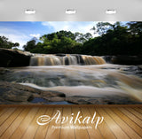 Avikalp Exclusive Awi4931 Waterfall Nature Mountain Full HD Wallpapers for Living room, Hall, Kids R Avikalp Exclusive Awi4931 Waterfall Nature Mountain Full HD Wallpapers for Living room, Hall, Kids R