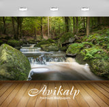 Avikalp Exclusive Awi4938 Waterfall Nature Mountain Full HD Wallpapers for Living room, Hall, Kids R Avikalp Exclusive Awi4938 Waterfall Nature Mountain Full HD Wallpapers for Living room, Hall, Kids R