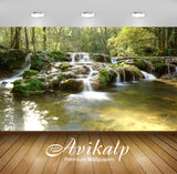 Avikalp Exclusive Awi4960 Waterfall Nature Mountain Full HD Wallpapers for Living room, Hall, Kids R Avikalp Exclusive Awi4960 Waterfall Nature Mountain Full HD Wallpapers for Living room, Hall, Kids R
