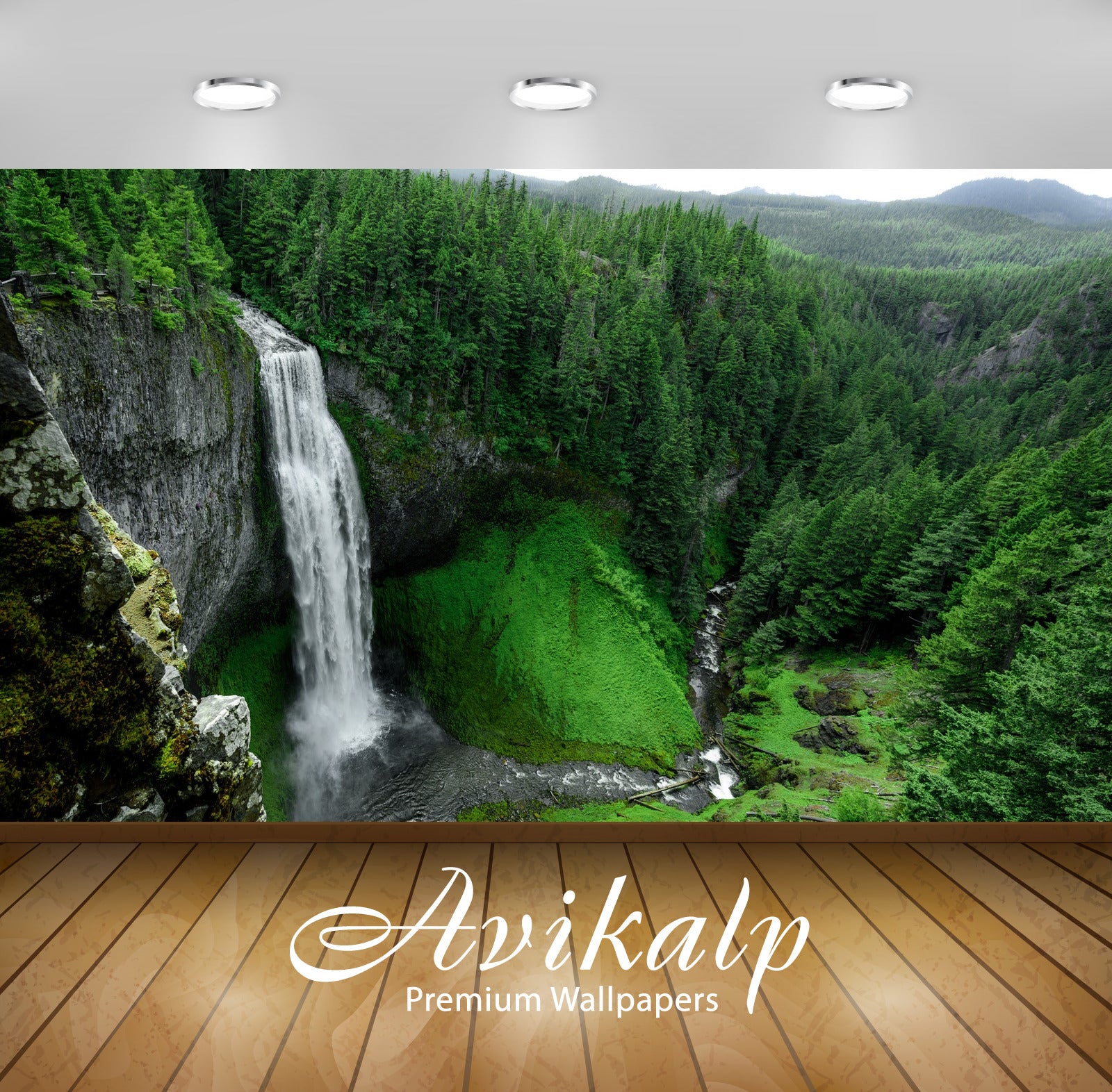 Avikalp Exclusive Awi4968 Waterfalls Waterfall Nature Mountain Full HD Wallpapers for Living room, H Avikalp Exclusive Awi4968 Waterfalls Waterfall Nature Mountain Full HD Wallpapers for Living room, H