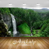 Avikalp Exclusive Awi4968 Waterfalls Waterfall Nature Mountain Full HD Wallpapers for Living room, H Avikalp Exclusive Awi4968 Waterfalls Waterfall Nature Mountain Full HD Wallpapers for Living room, H