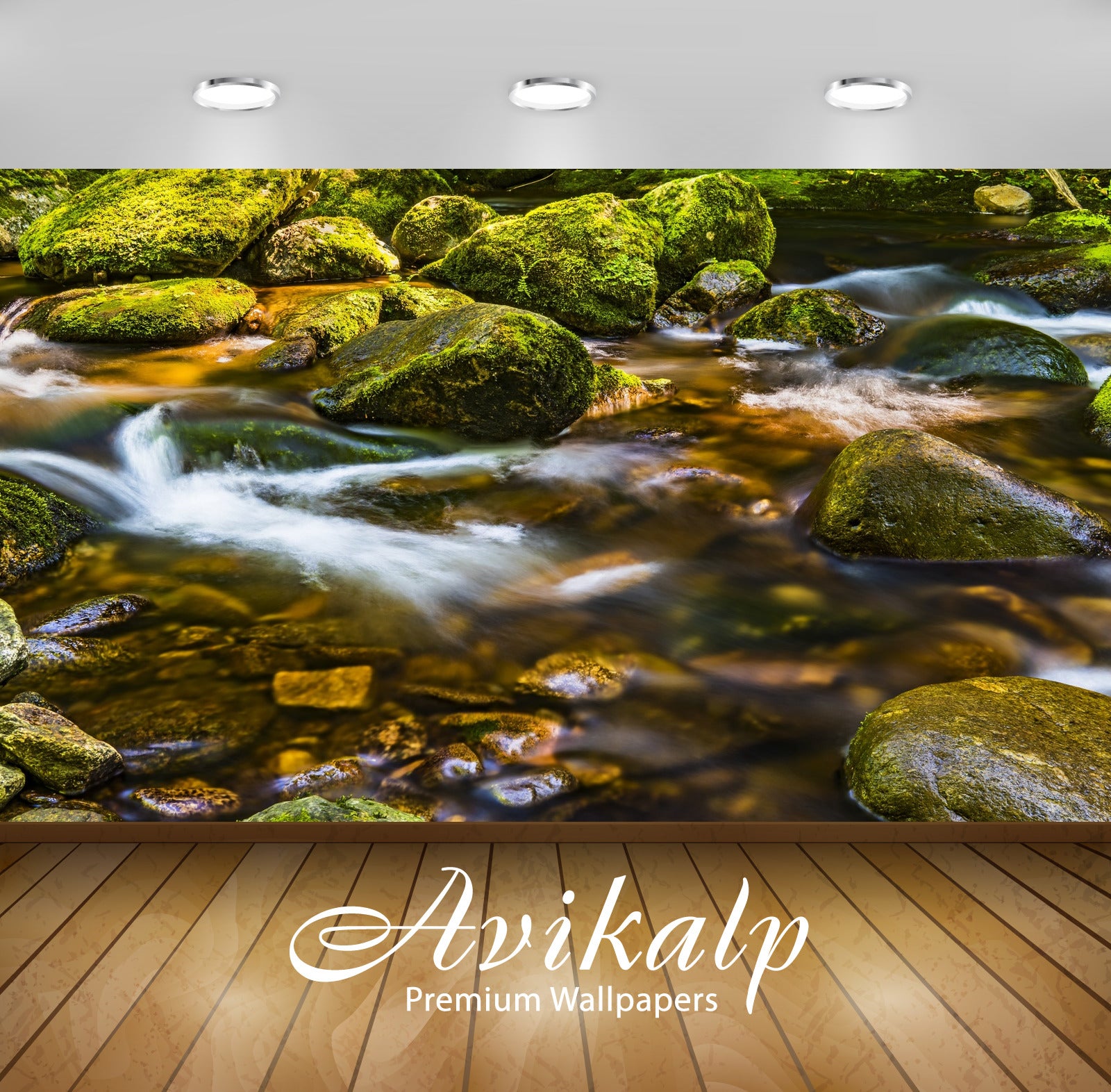 Avikalp Exclusive Awi5012 Water Waterfall Mountain Full HD Wallpapers for Living room, Hall, Kids Ro Avikalp Exclusive Awi5012 Water Waterfall Mountain Full HD Wallpapers for Living room, Hall, Kids Ro