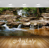 Avikalp Exclusive Awi5019 Waterfall Mountain Full HD Wallpapers for Living room, Hall, Kids Room, Ki Avikalp Exclusive Awi5019 Waterfall Mountain Full HD Wallpapers for Living room, Hall, Kids Room, Ki