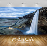 Avikalp Exclusive Awi5044 Waterfall Mountain Full HD Wallpapers for Living room, Hall, Kids Room, Ki Avikalp Exclusive Awi5044 Waterfall Mountain Full HD Wallpapers for Living room, Hall, Kids Room, Ki