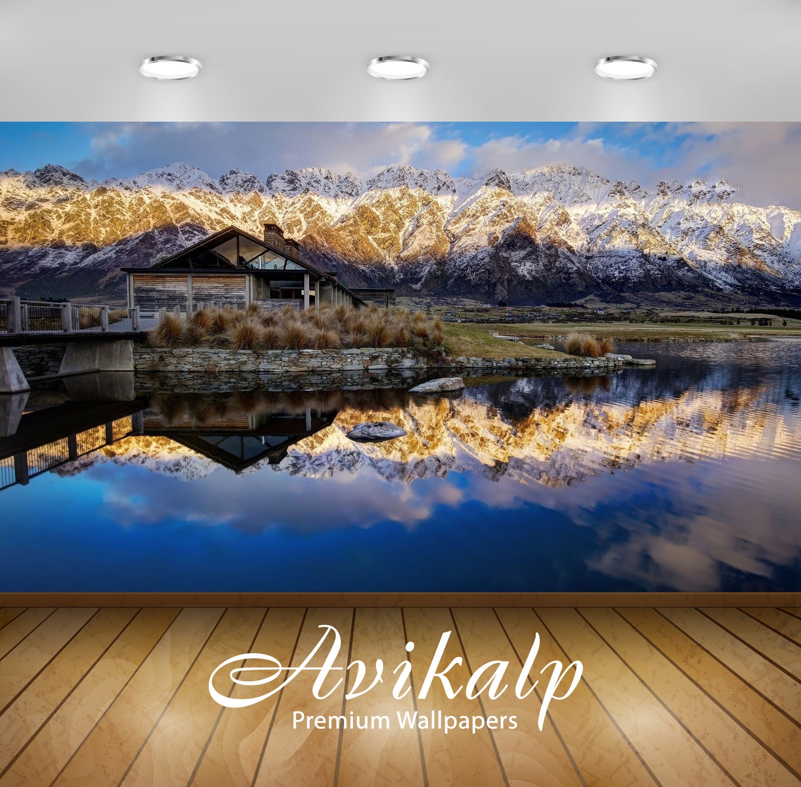 Avikalp Exclusive Awi5069 Amazing Mountain View Behind The Hut By The Lake Nature Full HD Wallpapers Avikalp Exclusive Awi5069 Amazing Mountain View Behind The Hut By The Lake Nature Full HD Wallpapers