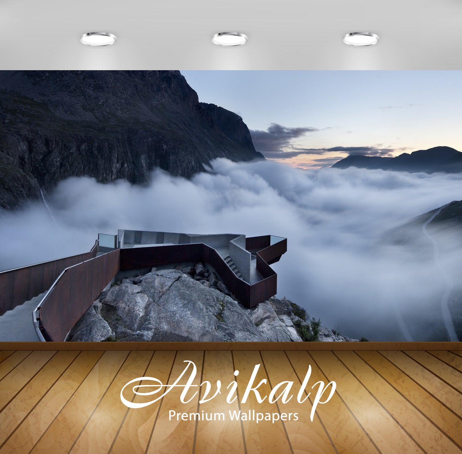 Avikalp Exclusive Awi5087 Amazing View Of The Foggy Mountain Valley Nature Full HD Wallpapers for Li Avikalp Exclusive Awi5087 Amazing View Of The Foggy Mountain Valley Nature Full HD Wallpapers for Li