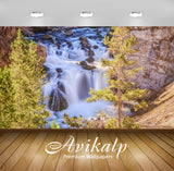 Avikalp Exclusive Awi5093 Amazing Waterfall In Yellowstone National Park Nature Full HD Wallpapers f Avikalp Exclusive Awi5093 Amazing Waterfall In Yellowstone National Park Nature Full HD Wallpapers f